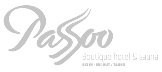 White passoo logo